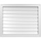 Ekena Millwork Vertical Surface Mount PVC Gable Vent: Functional, w/ 2"W x 1-1/2"P Brickmould Frame, 32"W x 26"H GVPVE32X2602SF - alternate 1